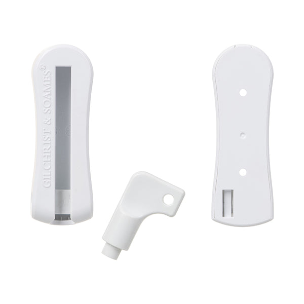 WALL BRACKET WHITE  WITH SCREWS